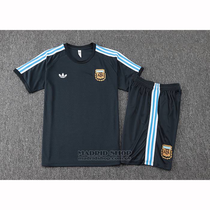 Chandal del Argentina Manga Corta 2025-2026 Gris - Pantalon Corto
